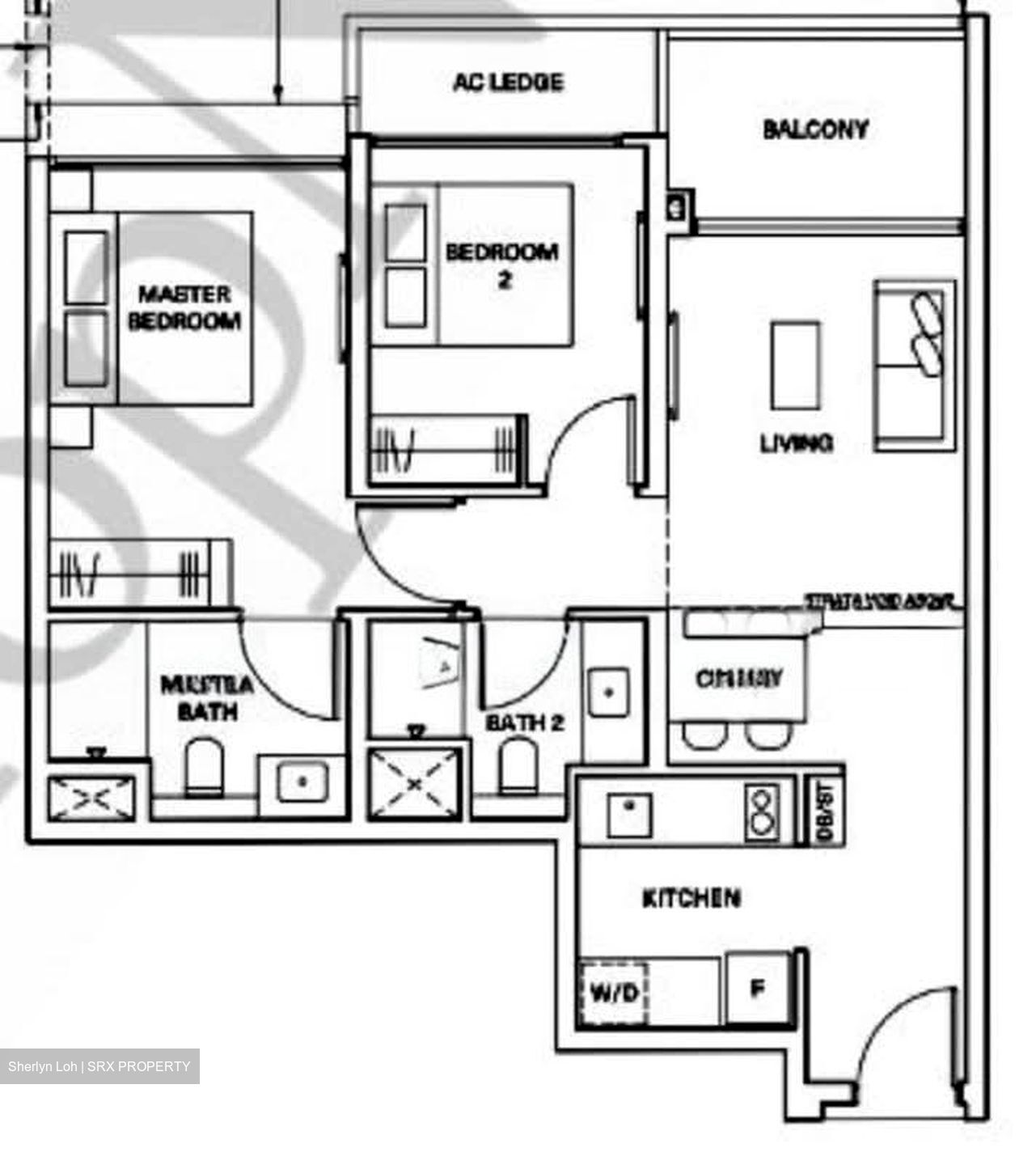 The Watergardens At Canberra (D27), Apartment #586534801